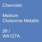 Preview: Chevrolet, Medium Cloisonne Metallic, 26 / WA127A.